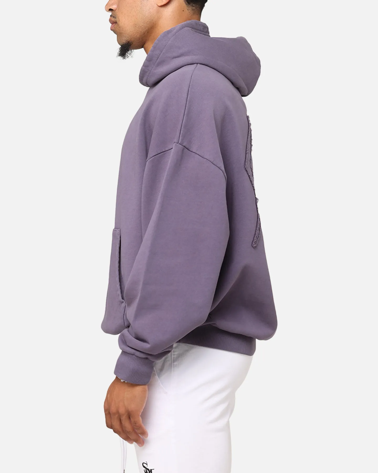 Saint Morta Pericles Applikations Kapuzenpullover Lila