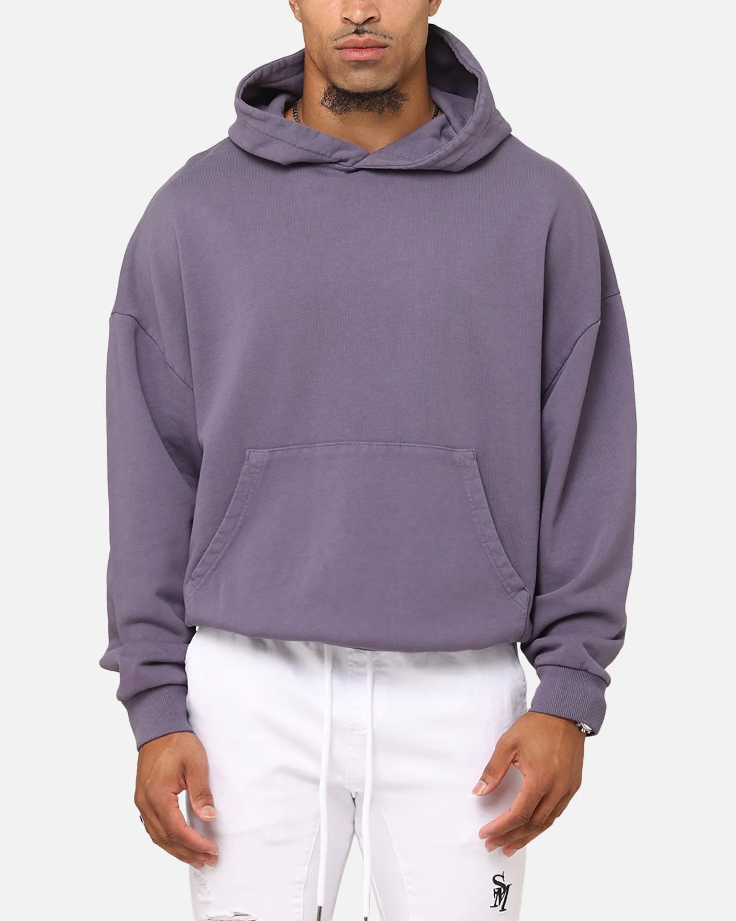 Saint Morta Pericles Applikations Kapuzenpullover Lila