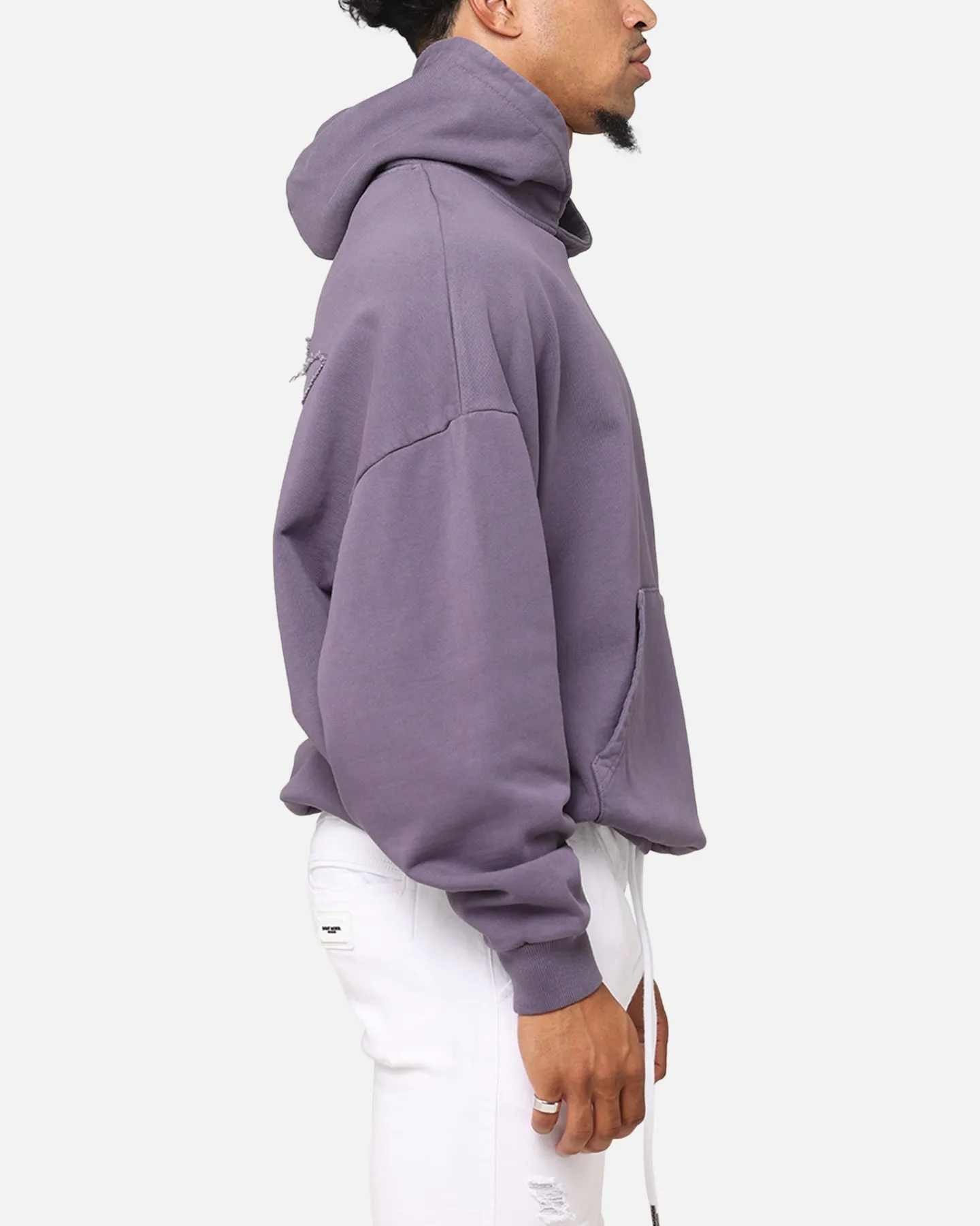 Saint Morta Pericles Applikations Kapuzenpullover Lila