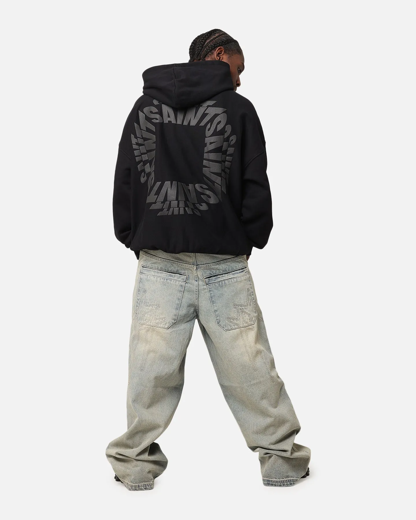 Saint Morta Rave Premium Kapuzenpullover Schwarz
