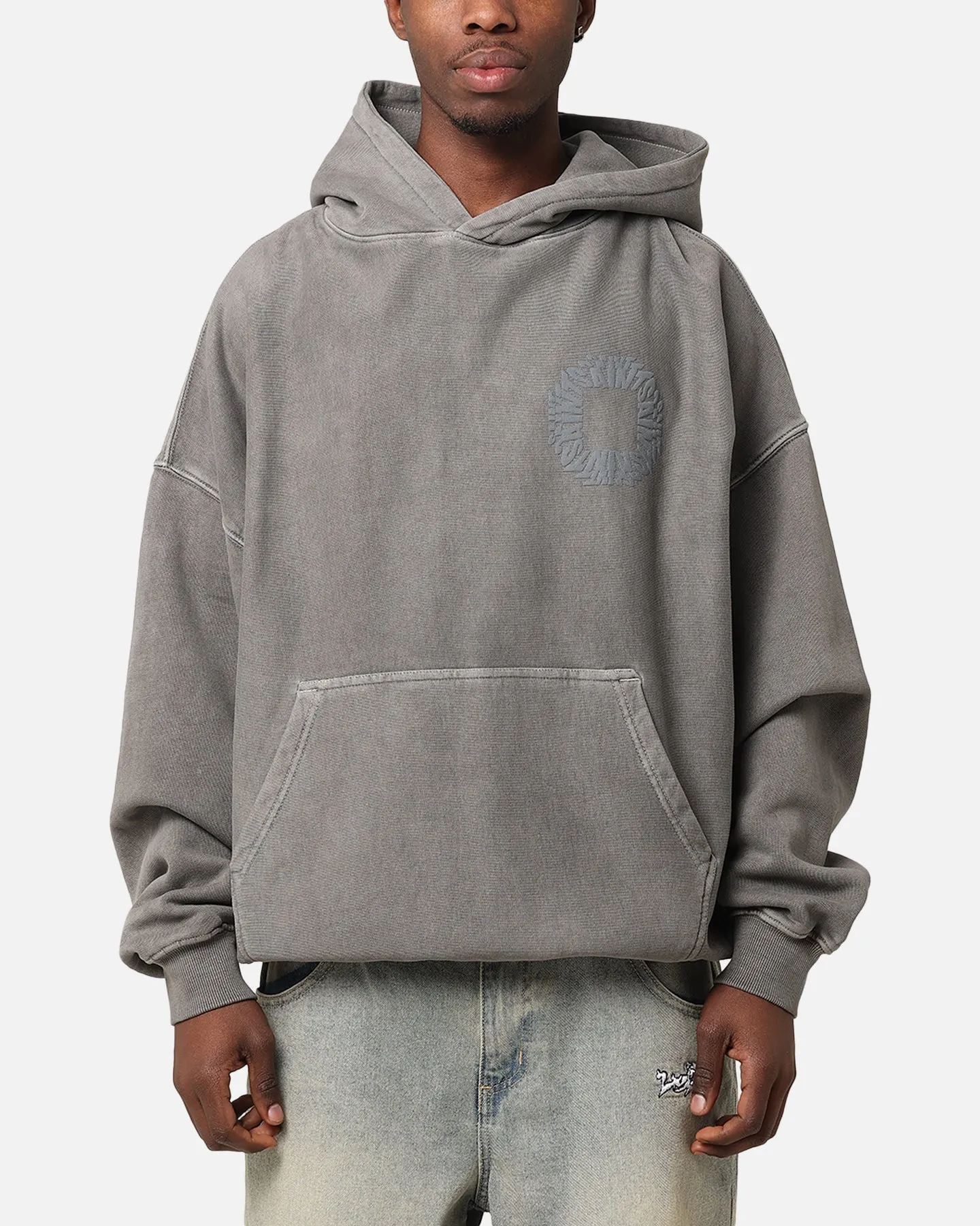 Saint Morta Rave Premium Hoodie Gewaschener Kohlenton