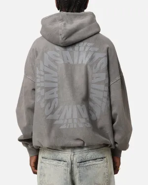 Saint Morta Rave Premium Hoodie Gewaschener Kohlenton
