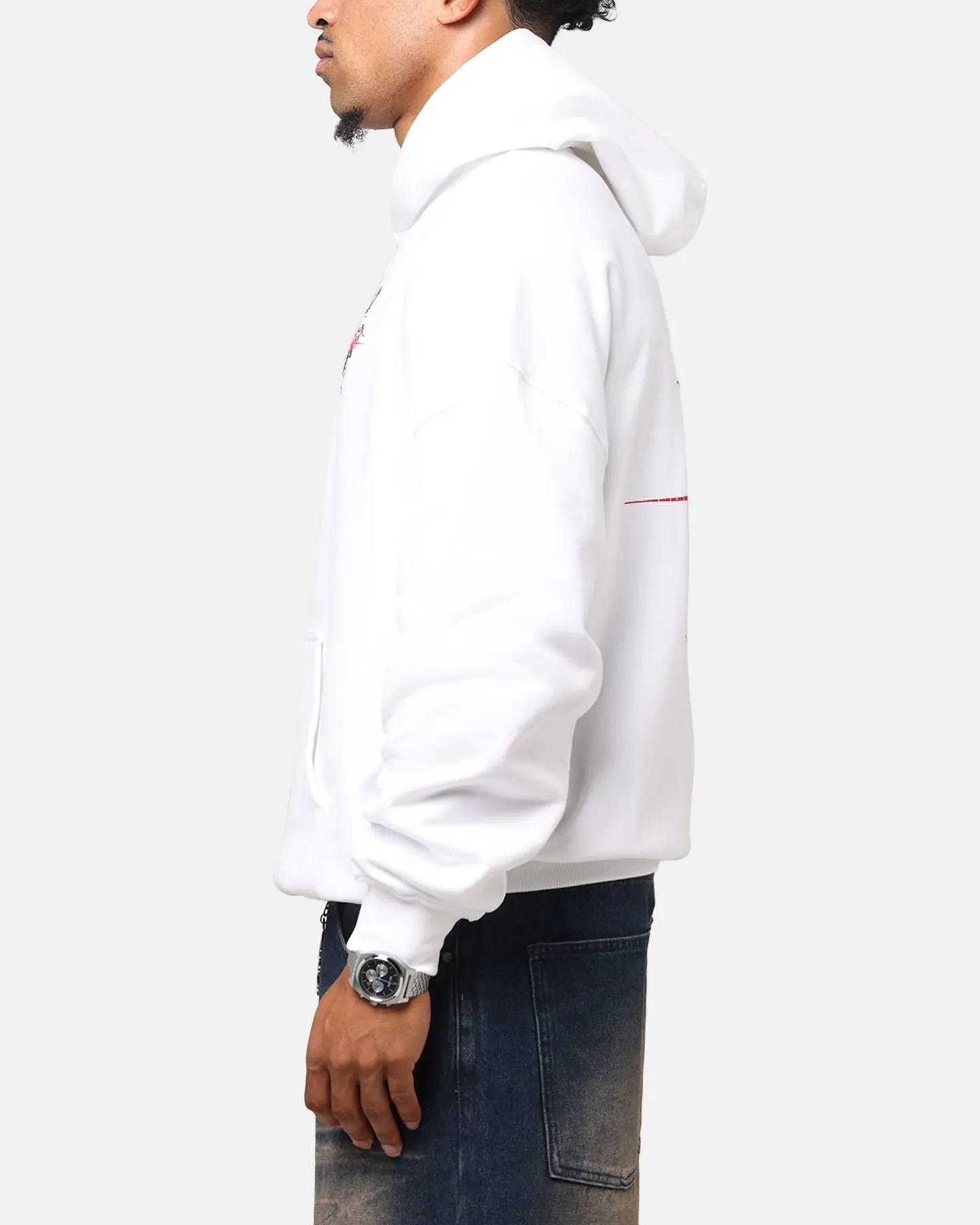 Saint Morta St Valentines Boxy Hoodie Weiß