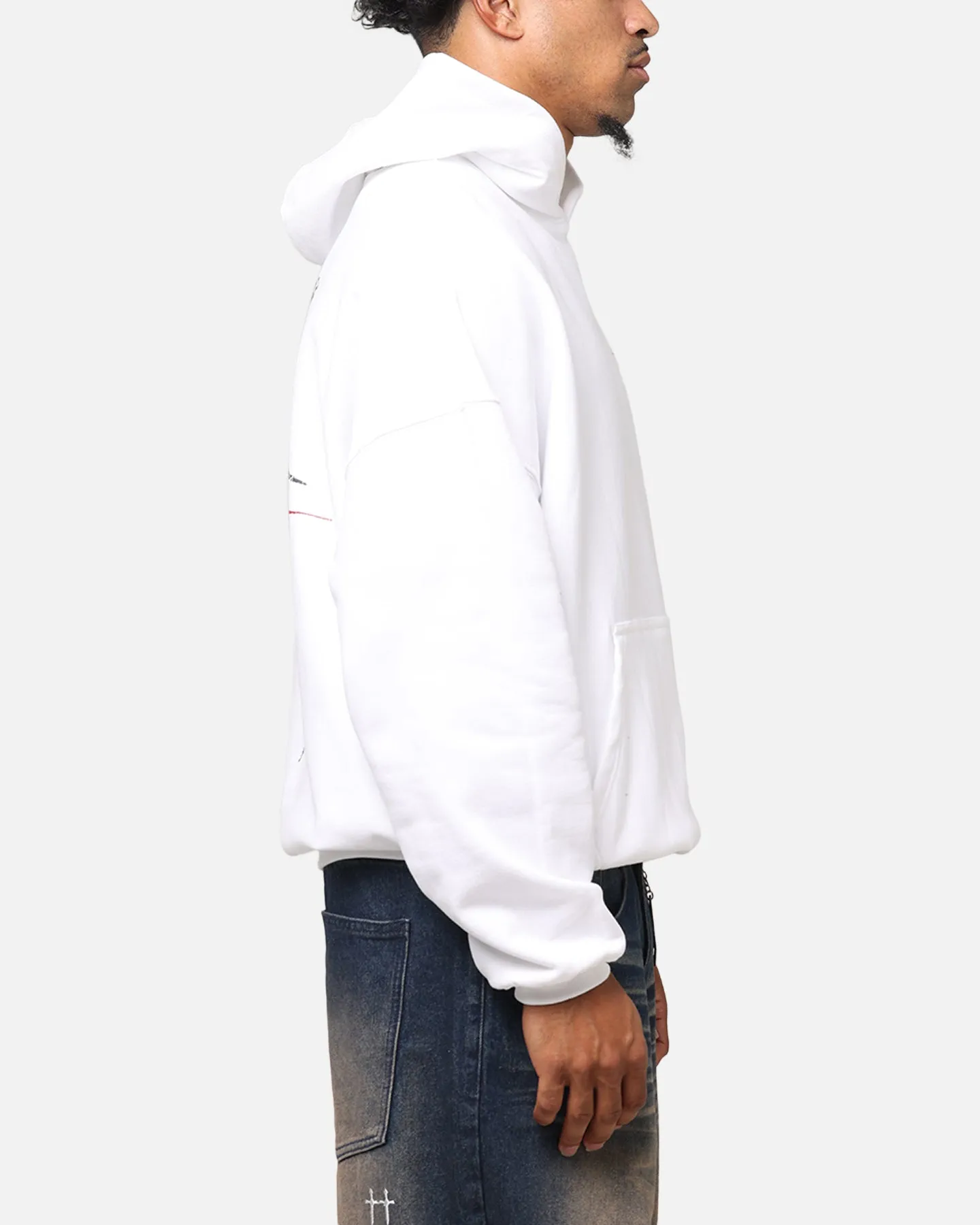 Saint Morta St Valentines Boxy Hoodie Weiß