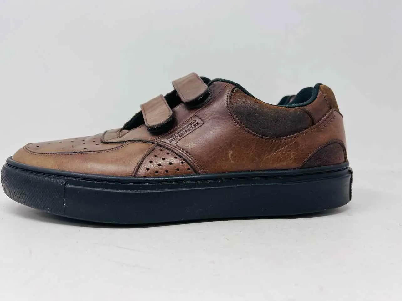 SAS Größe 9 Braune Samtleder Schuhe Sneakers WIE BESEHEN