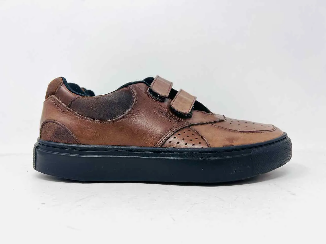 SAS Größe 9 Braune Samtleder Schuhe Sneakers WIE BESEHEN