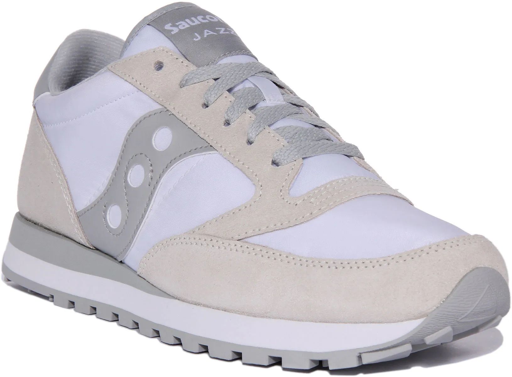 Saucony Jazz Original in Weiß Grau für Herren Schuhe Saucony