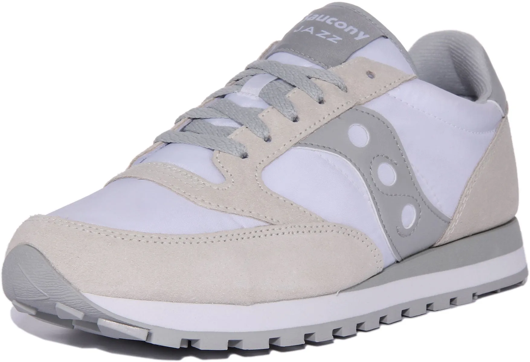 Saucony Jazz Original in Weiß Grau für Herren Schuhe Saucony