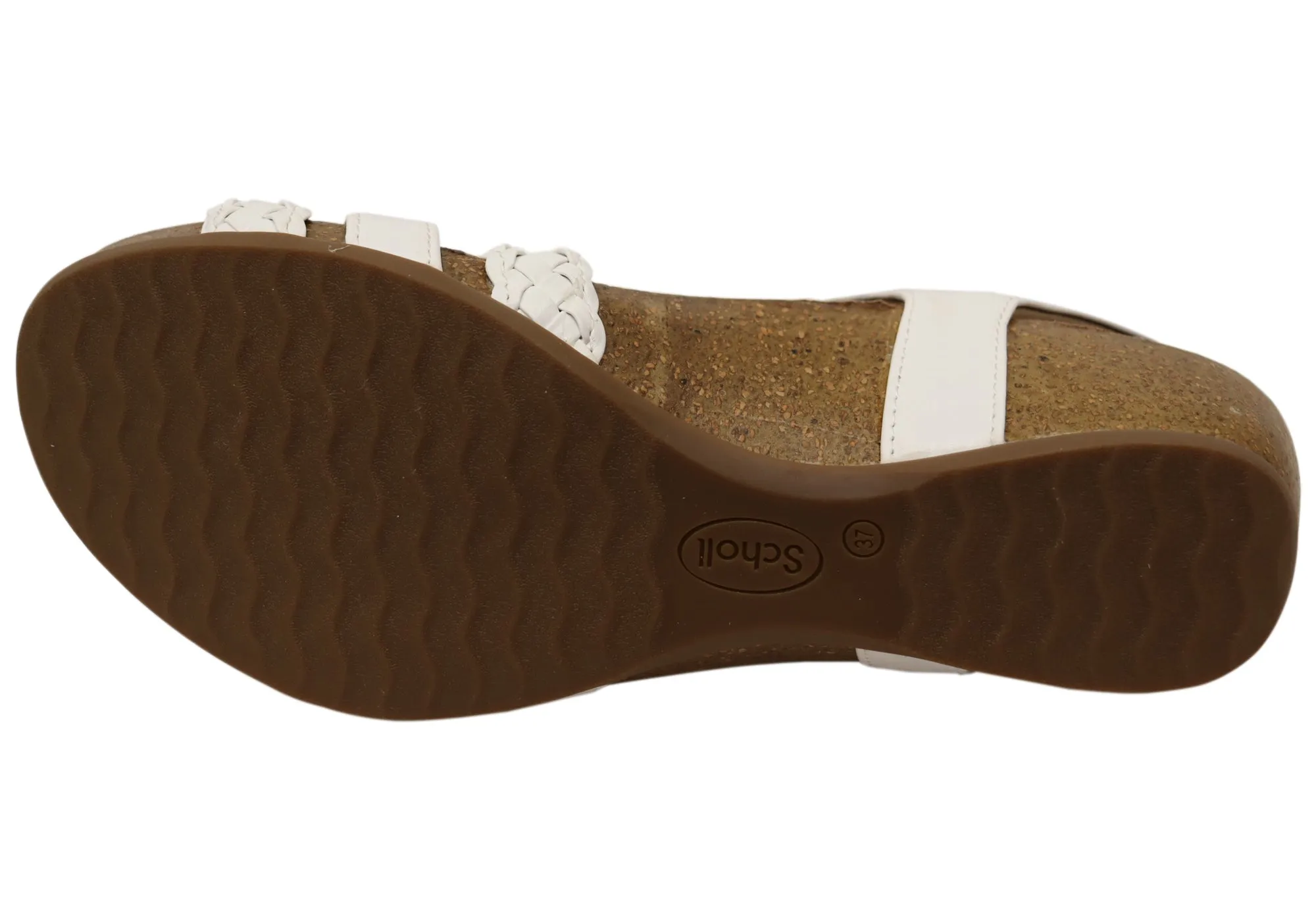 Scholl Orthaheel Josie Damen Bequeme Stützende Keil-Sandalen Scholl Orthaheel Schuhe