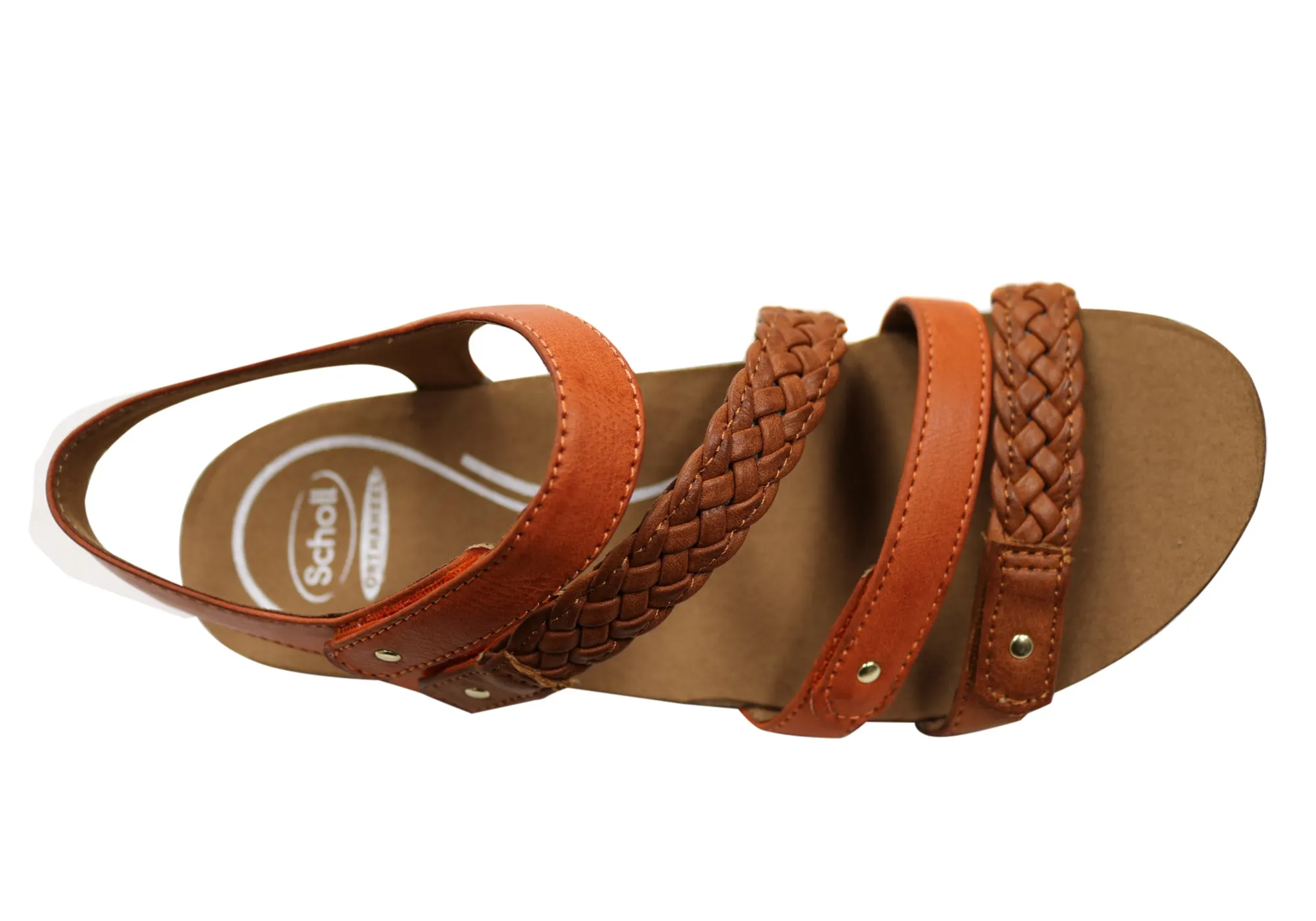Scholl Orthaheel Josie Damen Bequeme Stützende Keil-Sandalen Scholl Orthaheel Schuhe
