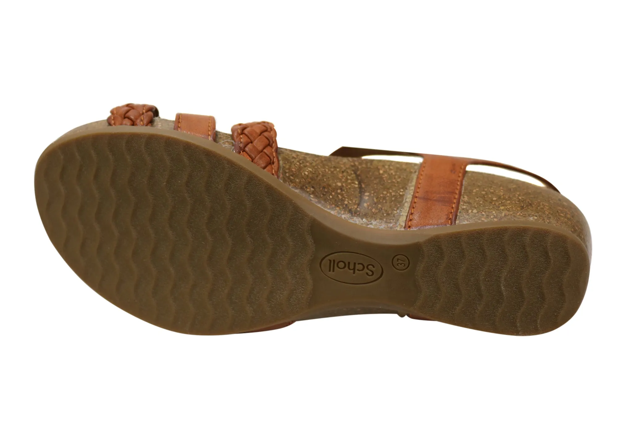 Scholl Orthaheel Josie Damen Bequeme Stützende Keil-Sandalen Scholl Orthaheel Schuhe
