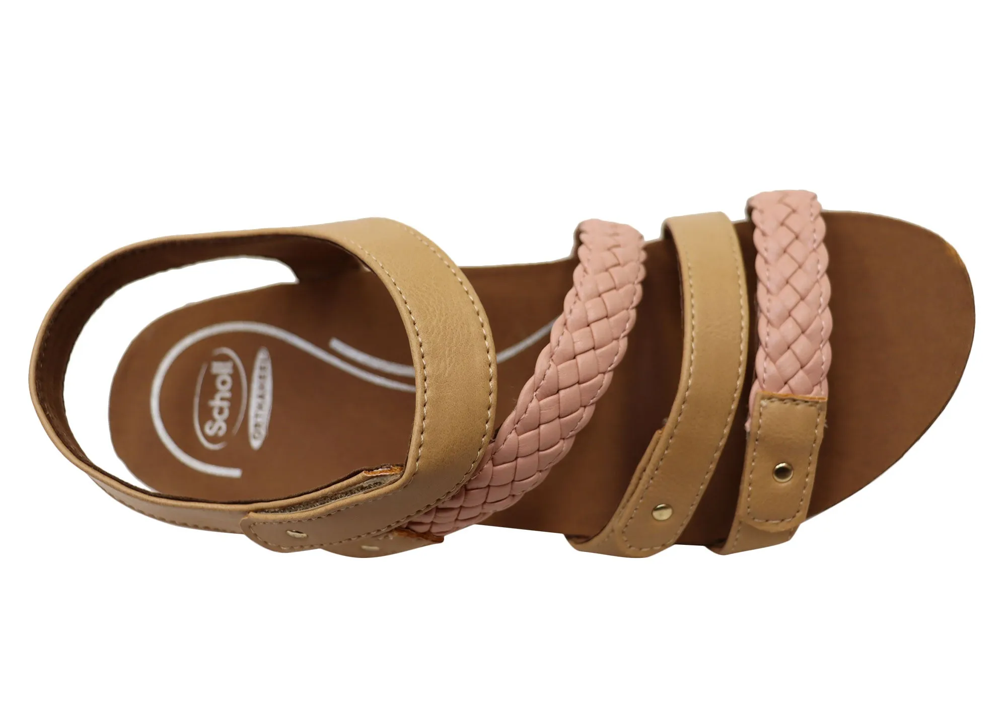 Scholl Orthaheel Josie Damen Bequeme Stützende Keil-Sandalen Scholl Orthaheel Schuhe
