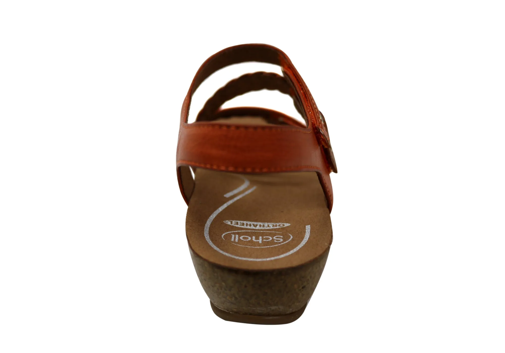 Scholl Orthaheel Josie Damen Bequeme Stützende Keil-Sandalen Scholl Orthaheel Schuhe