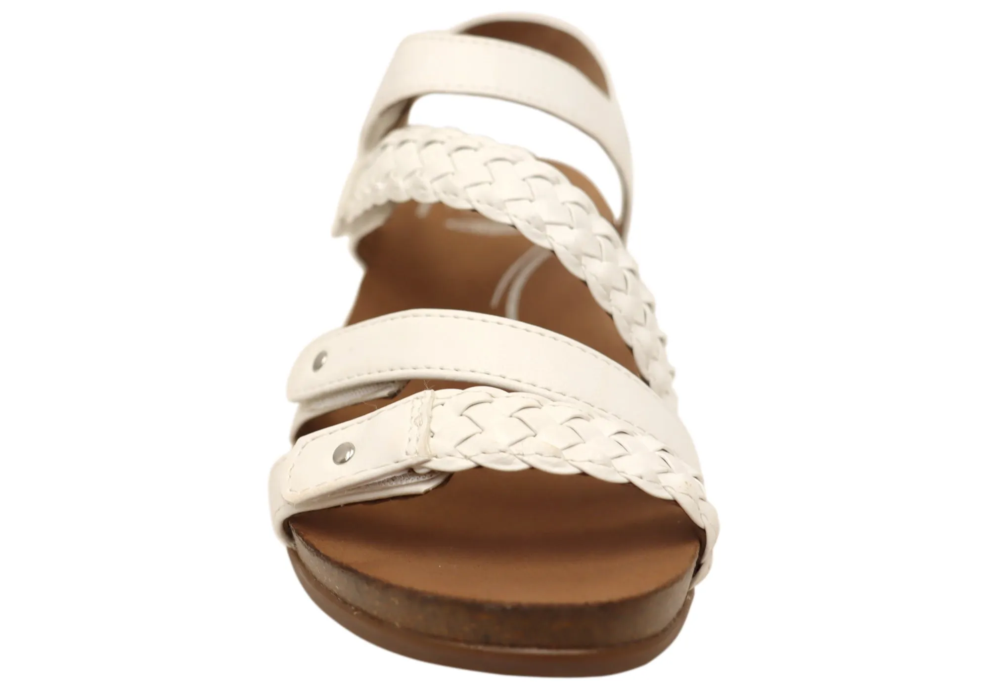 Scholl Orthaheel Josie Damen Bequeme Stützende Keil-Sandalen Scholl Orthaheel Schuhe