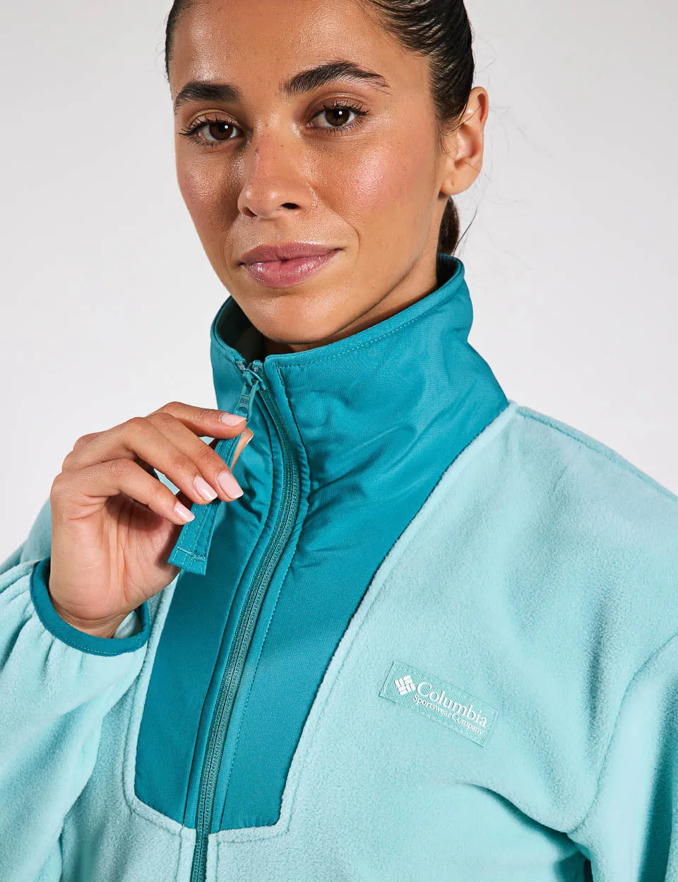 Sequoia Grove 1/2-Zip Fleece - Spray/Türkis