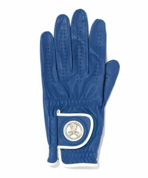 Schafleder-Signalhandschuh Blau