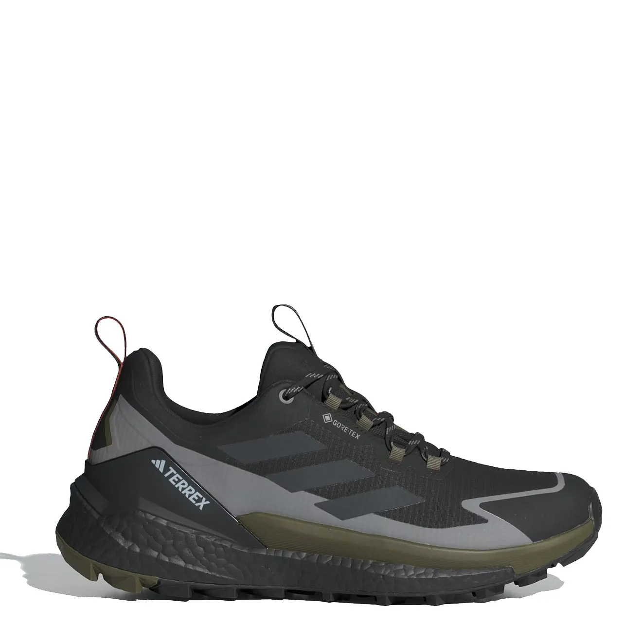 Schuhe Adidas Terrex Herren Adidas Terrex Free Hiker 2 Low Gore-Tex Kernschwarz / Carbon / Oliv Strata