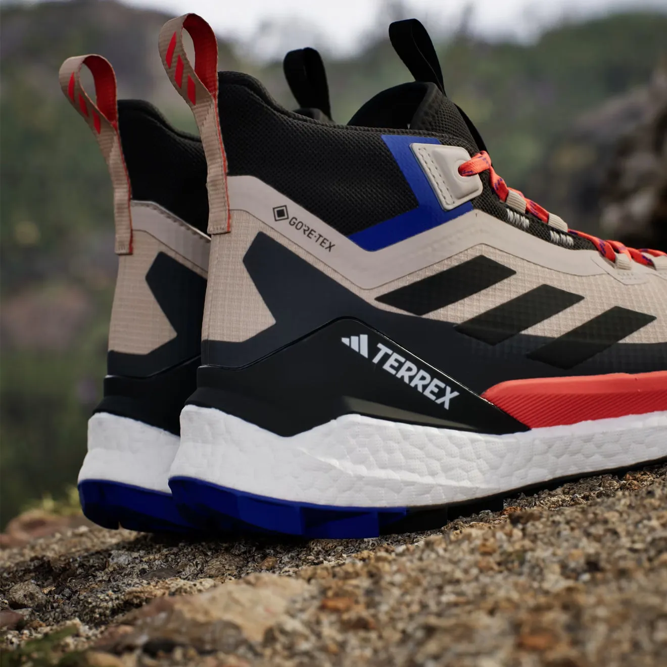 Adidas Terrex Herren Adidas Terrex Free Hiker 2 Wunder Beige / Kernschwarz / Semi Impact Orange