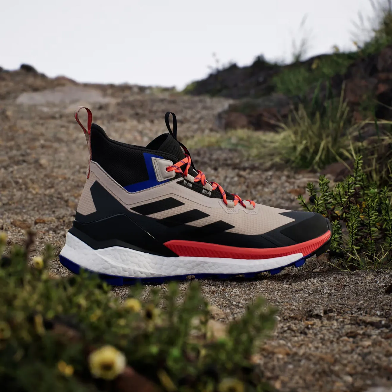 Adidas Terrex Herren Adidas Terrex Free Hiker 2 Wunder Beige / Kernschwarz / Semi Impact Orange