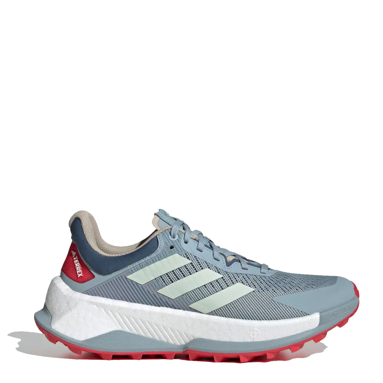 Adidas Terrex Herren Adidas Terrex Soulstride Ultra Trailrunning Schuhe Magic Grau / Leinen Grün / Rein Rubin