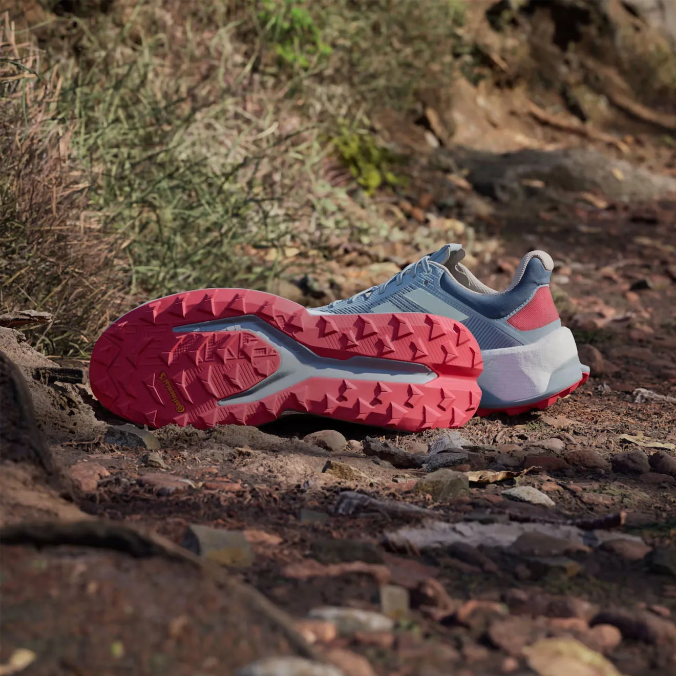 Adidas Terrex Herren Adidas Terrex Soulstride Ultra Trailrunning Schuhe Magic Grau / Leinen Grün / Rein Rubin