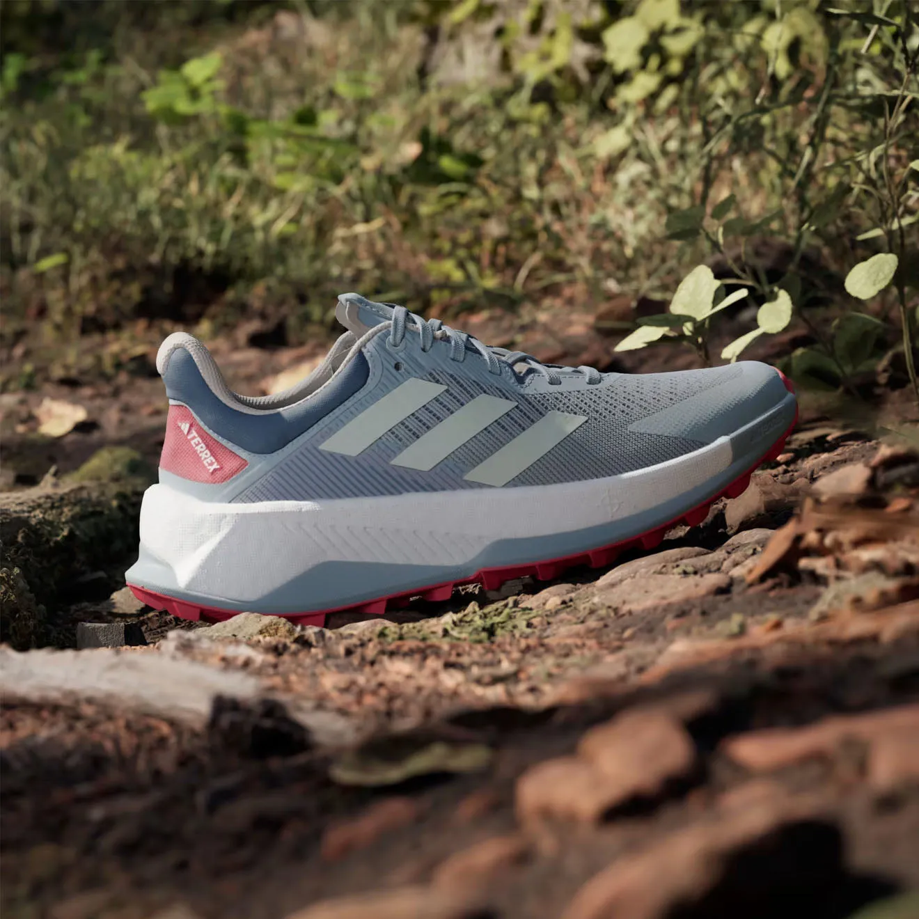 Adidas Terrex Herren Adidas Terrex Soulstride Ultra Trailrunning Schuhe Magic Grau / Leinen Grün / Rein Rubin