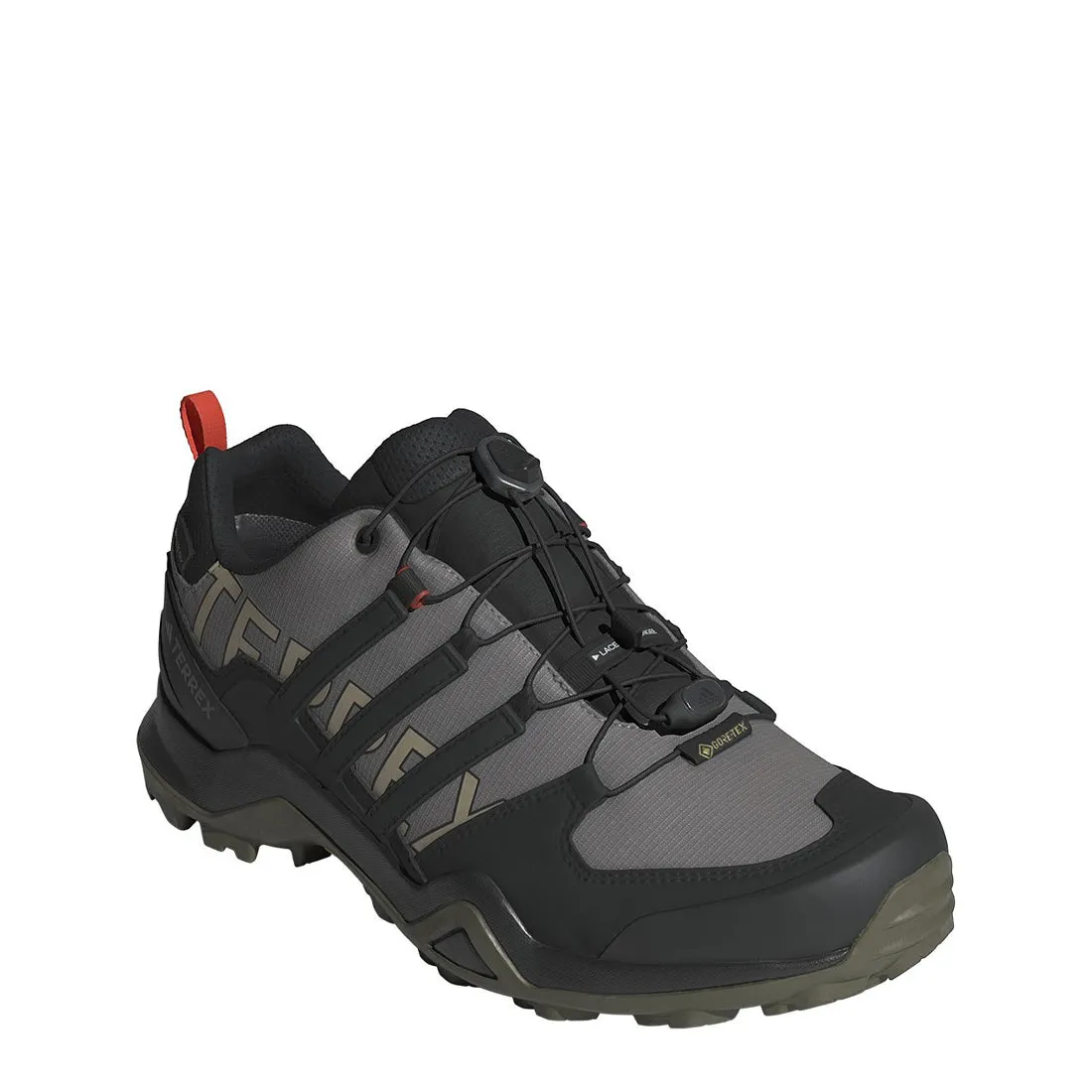 Adidas Terrex Herren Adidas Terrex Swift R2 Gore-Tex Wander Schuhe Anthrazitgrau / Core Schwarz / Olive Stratus