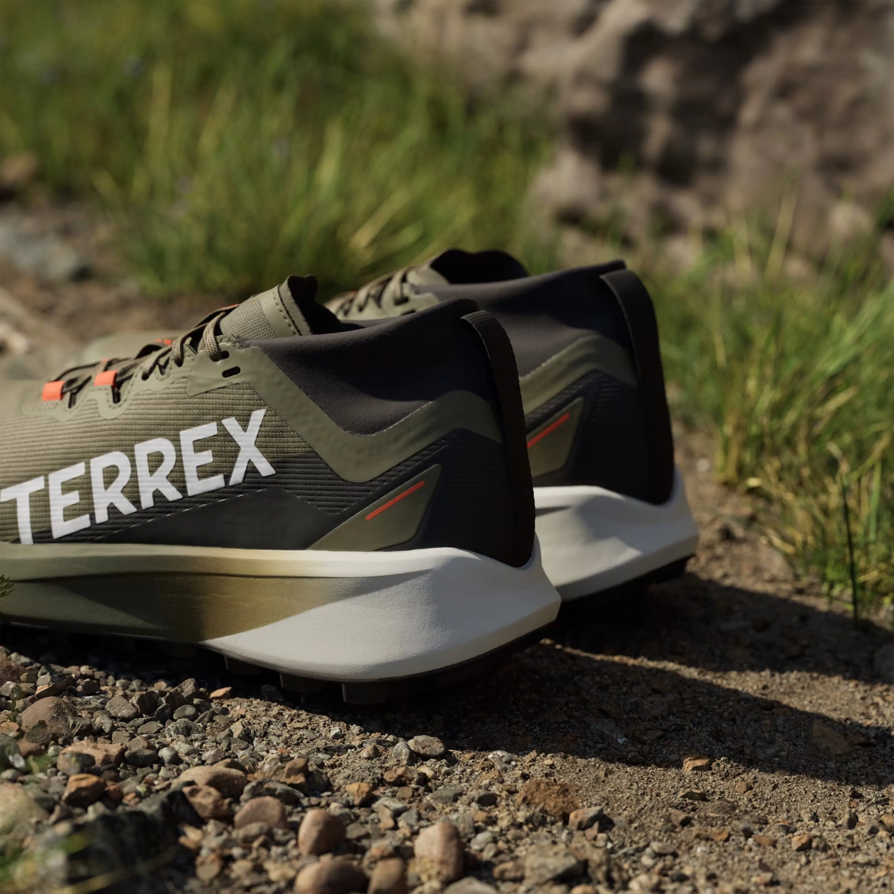Adidas Terrex Herren Trailrunning-Schuhe Agravic Schwarz / Grün