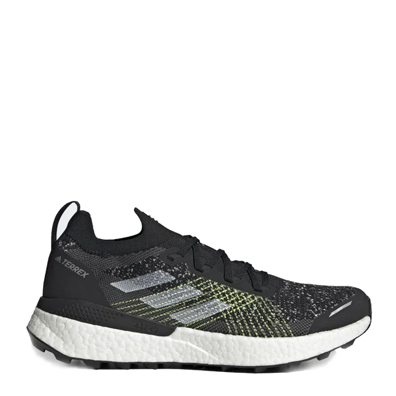 Adidas Terrex Herren Adidas Terrex Two Ultra Trail Running Schuhe Core Schwarz / Cloud Weiß / Solar Gelb
