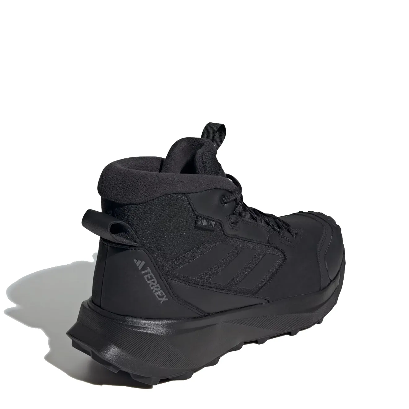 Adidas Terrex Herren Adidas Terrex Winter Leder Stiefel Mid Cut Core Schwarz / Core Schwarz / Grau Vier