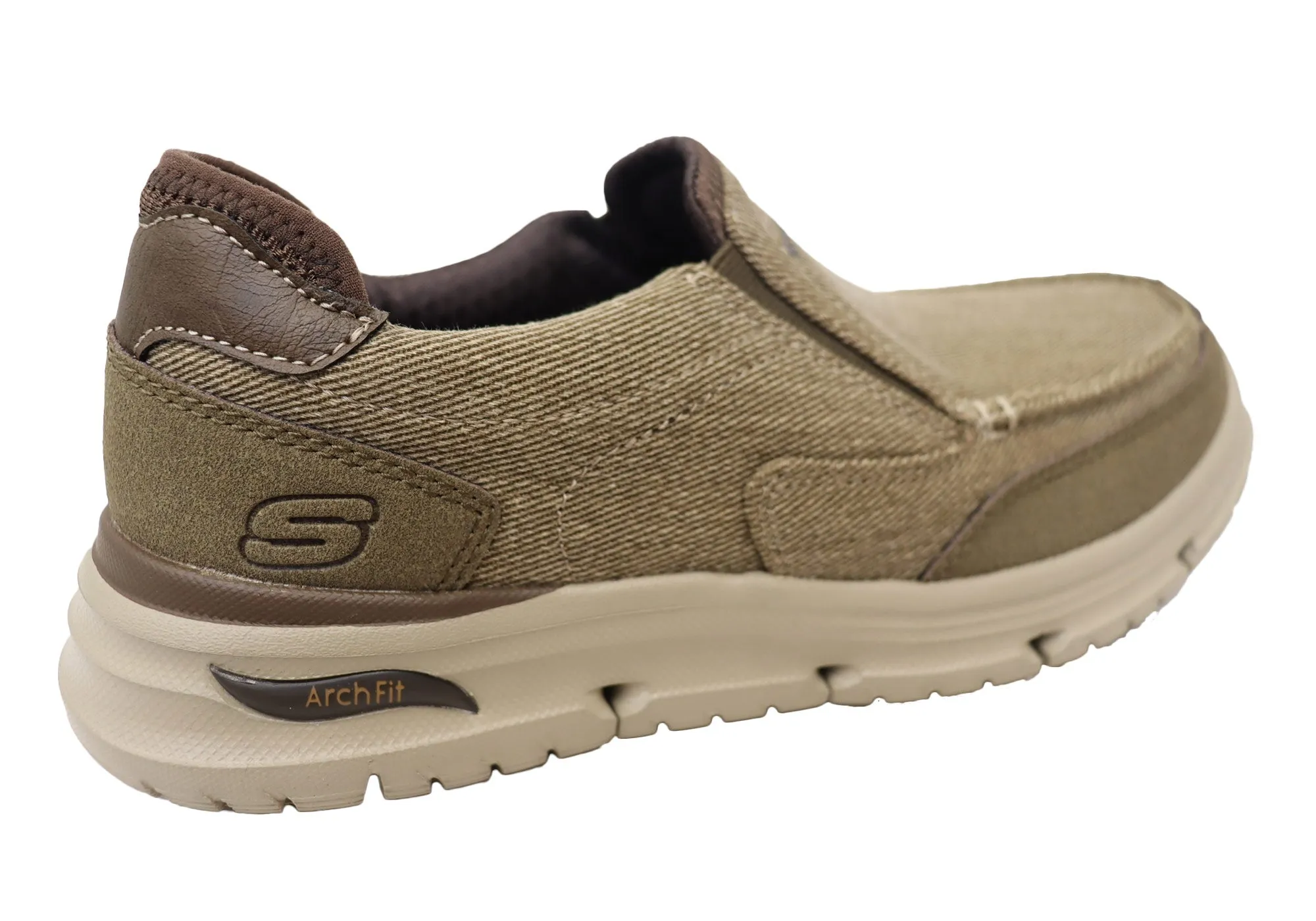 Skechers Herren Arch Fit Vortell Rothler Bequeme Schlupfschuhe Skechers Schuhe