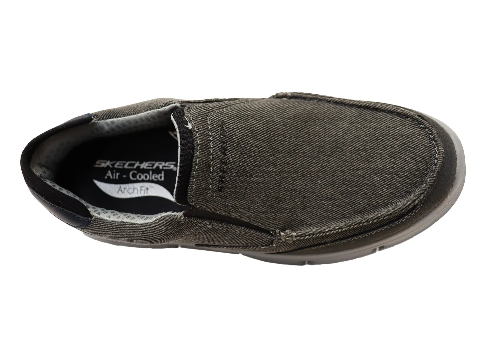 Skechers Herren Arch Fit Vortell Rothler Bequeme Schlupfschuhe Skechers Schuhe