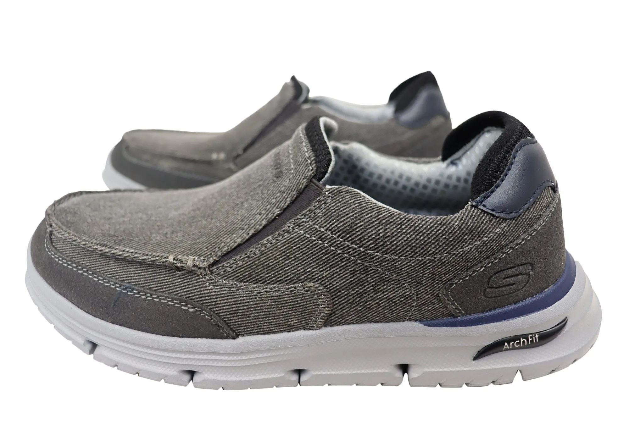Skechers Herren Arch Fit Vortell Rothler Bequeme Schlupfschuhe Skechers Schuhe