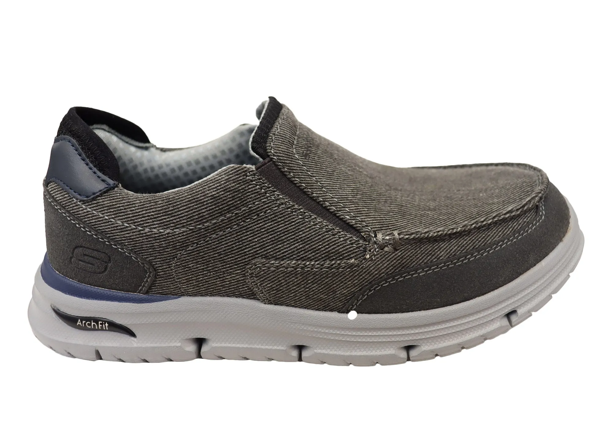 Skechers Herren Arch Fit Vortell Rothler Bequeme Schlupfschuhe Skechers Schuhe
