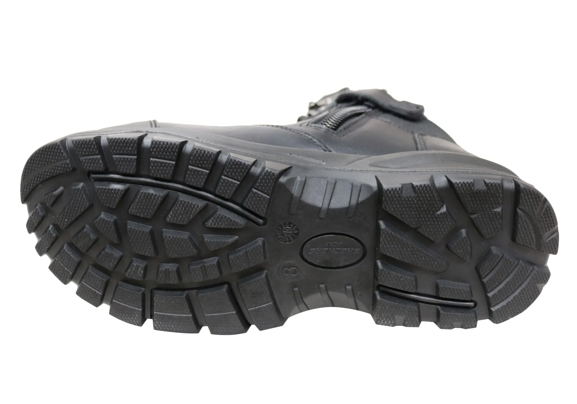 Skechers Herren Leder Arbeitsschuhe mit Composite-Zehenschutzkappe Skechers Schuhe