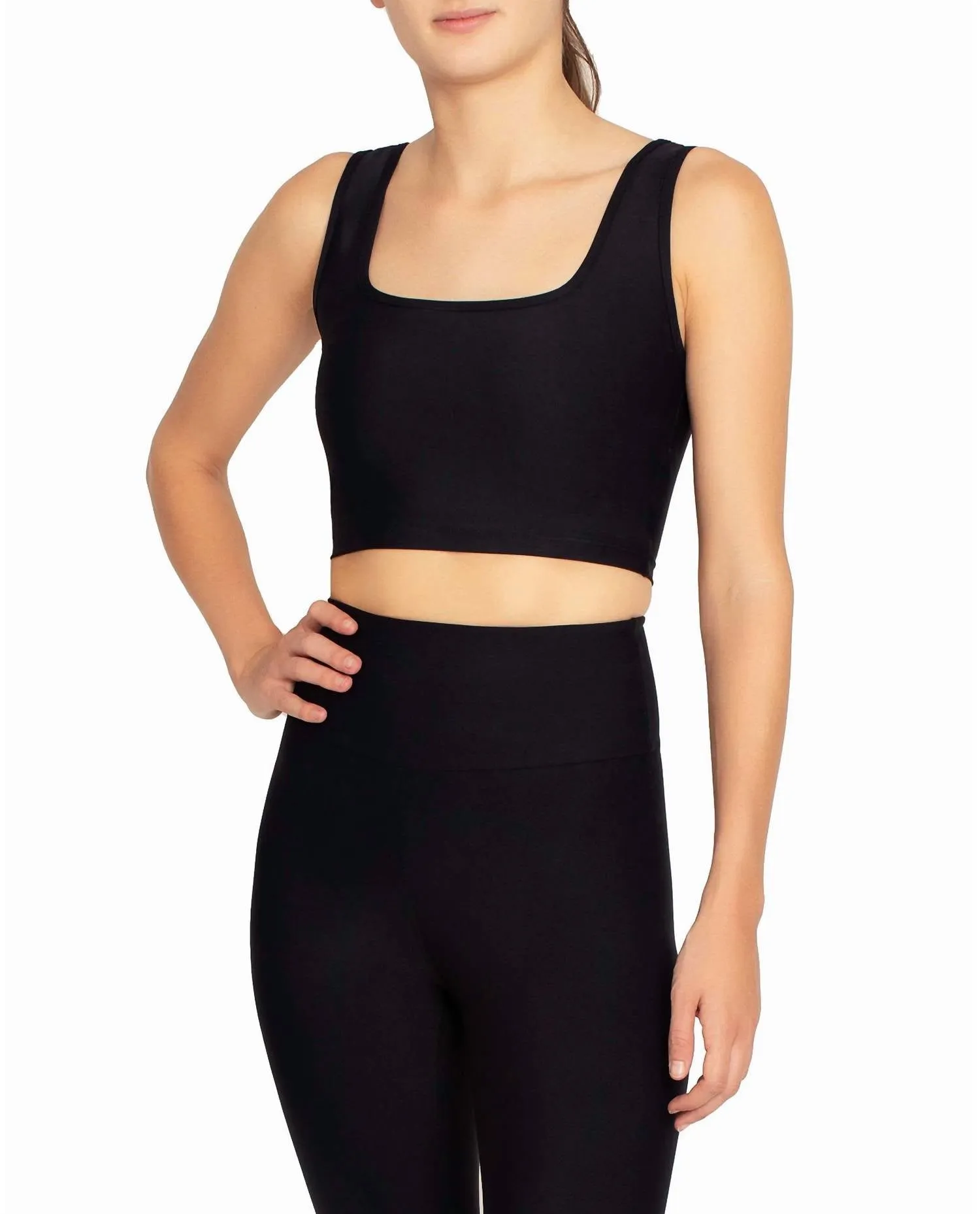 Sport-BH-Top in Tiefschwarz