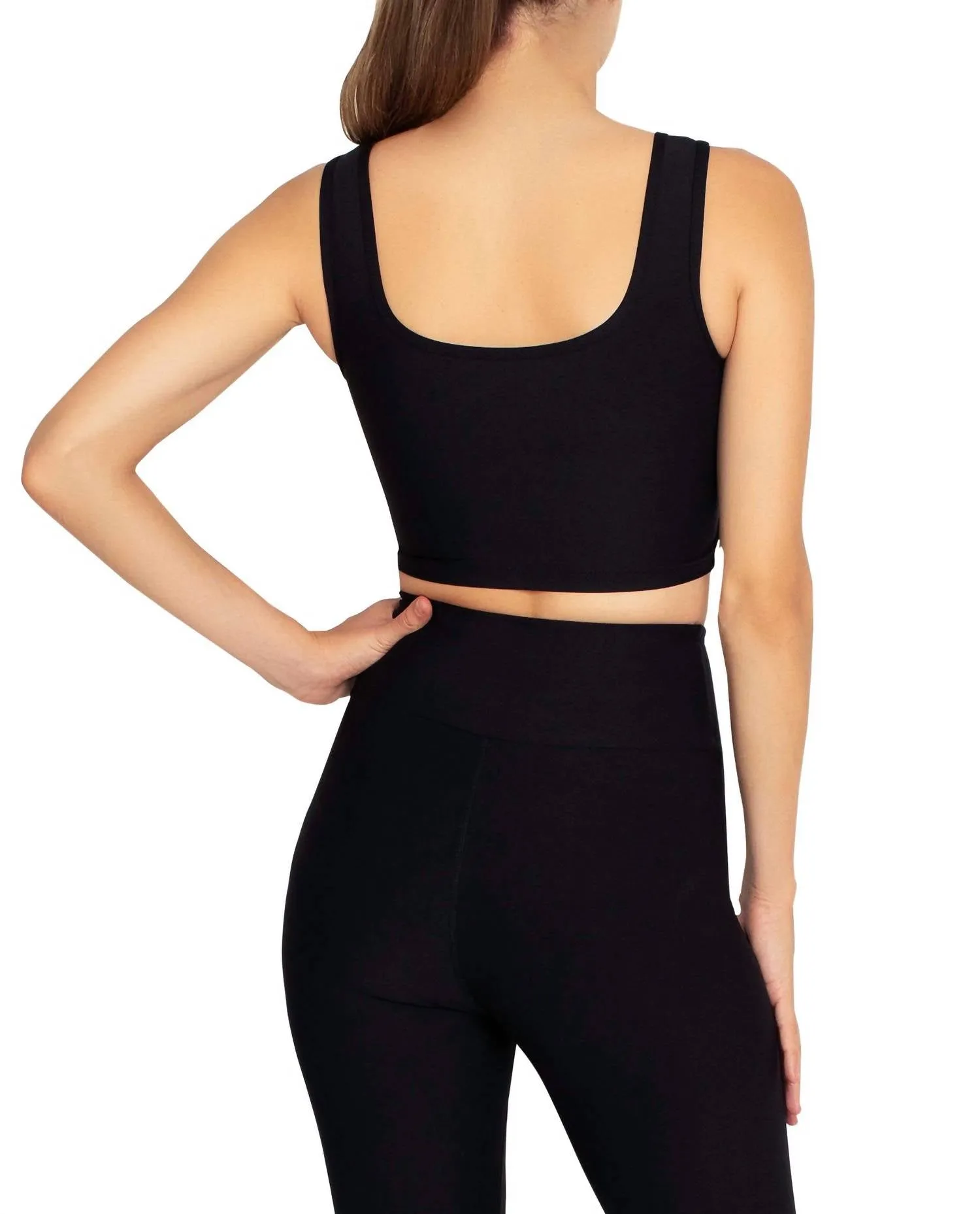 Sport-BH-Top in Tiefschwarz