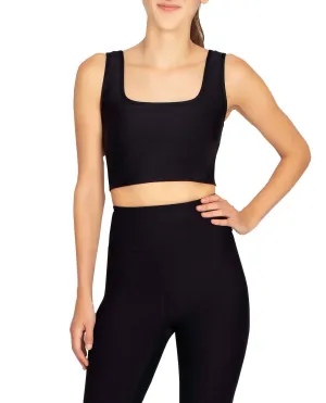 Sport-BH-Top in Tiefschwarz