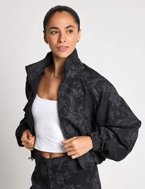 Sportswear-Kollektion Jacquard-Trackjacke - Schwarz/Anthrazit