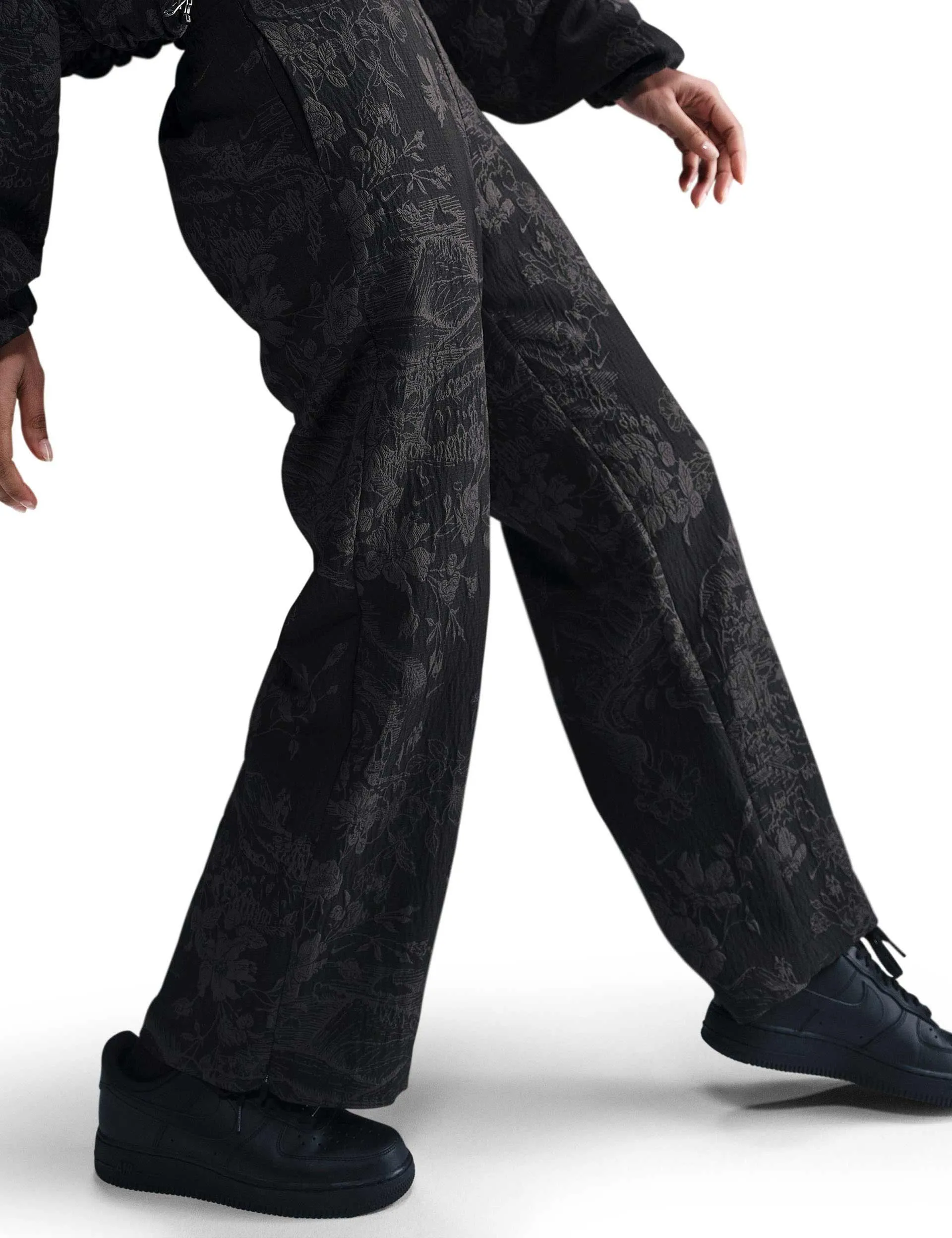 Sportswear-Kollektion Jacquard-Jogginghose - Schwarz/Anthrazit