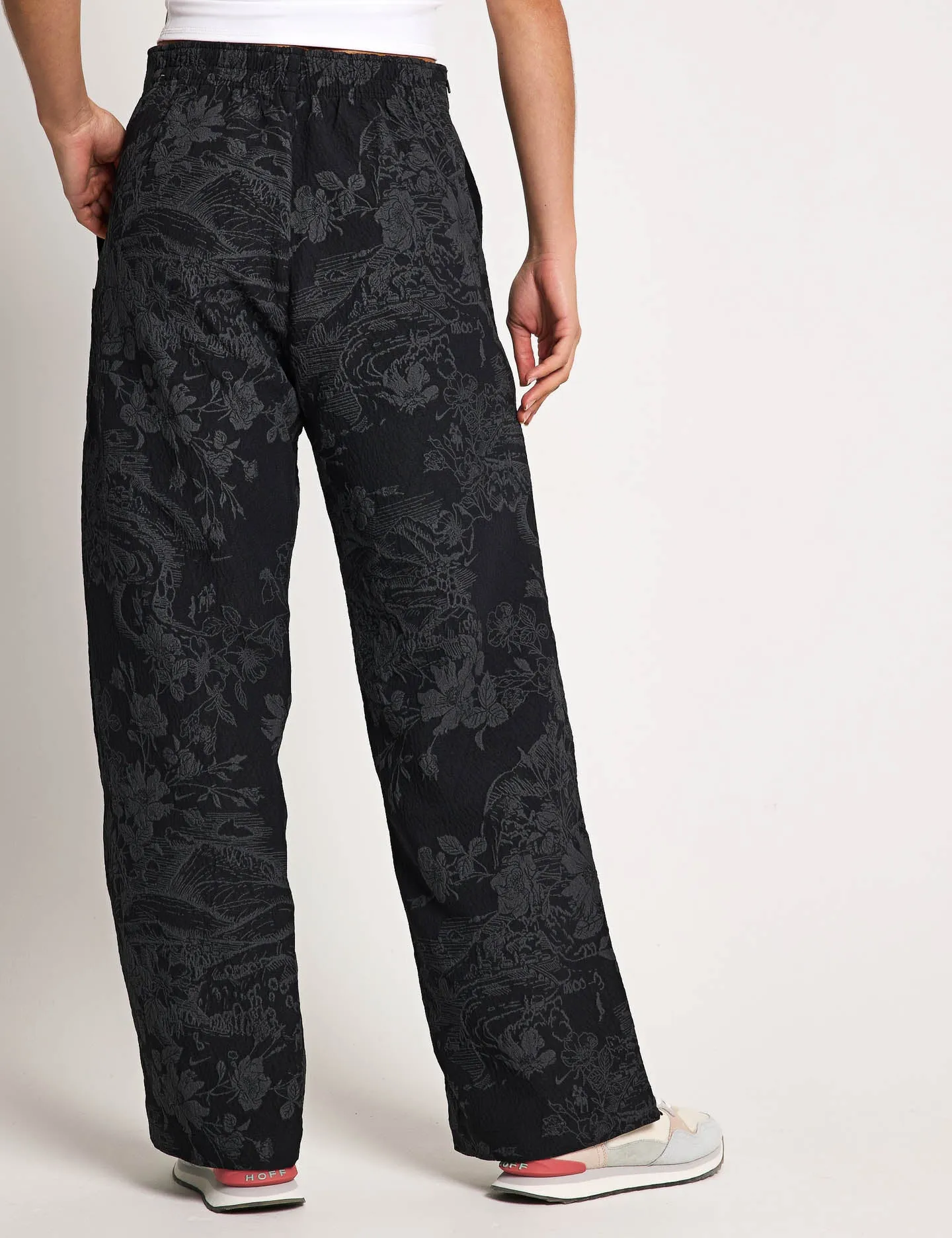 Sportswear-Kollektion Jacquard-Jogginghose - Schwarz/Anthrazit