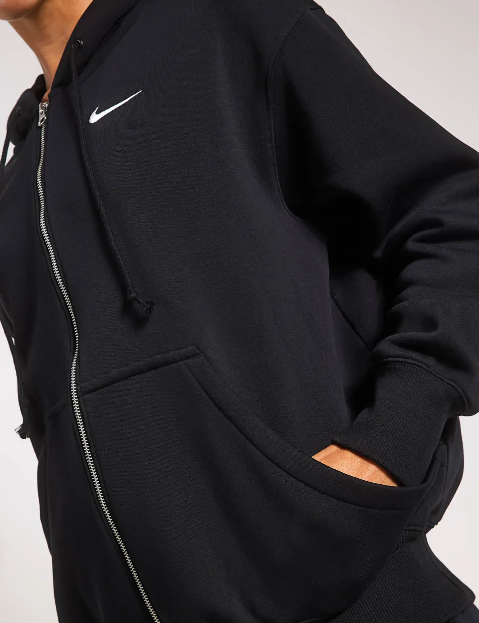 Sportswear Phoenix Fleece Übergroße Kapuzenjacke - Schwarz/Segeltuch