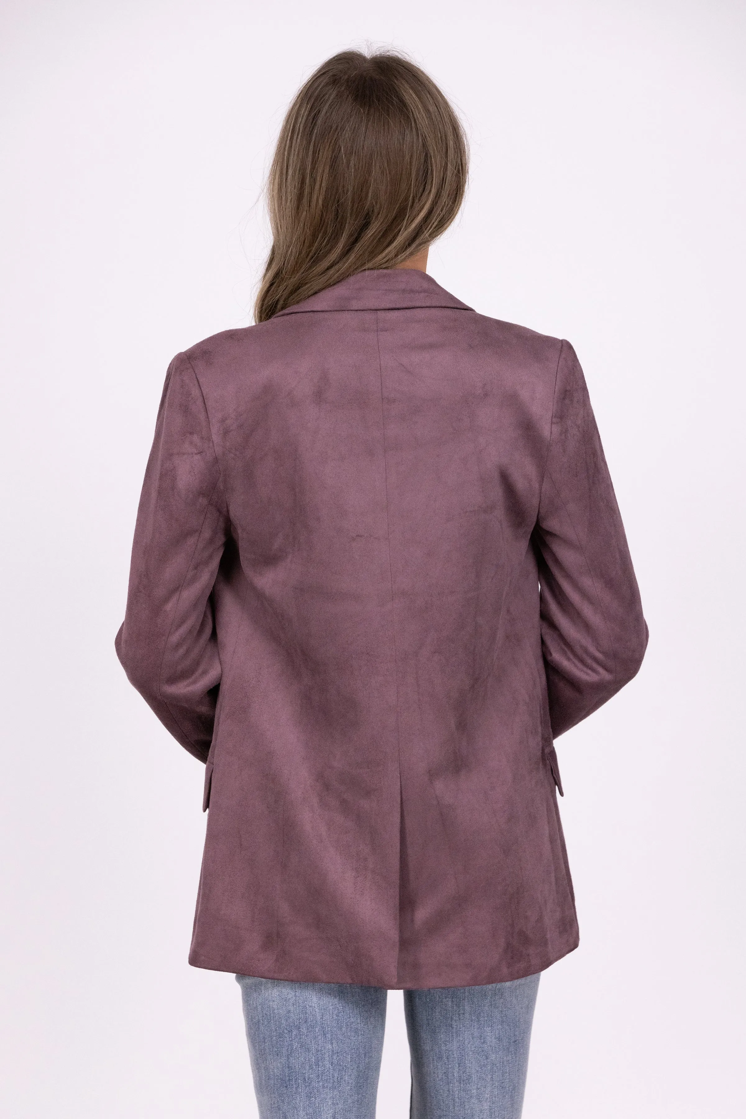 Suede To Do Business With You Damen Blazer mit Knöpfen *Endgültiger Verkauf*
