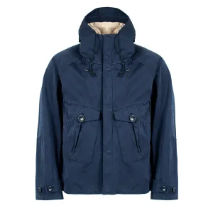 Ten C Kapuzenjacke mit 2 Taschen Tempest Marineblau