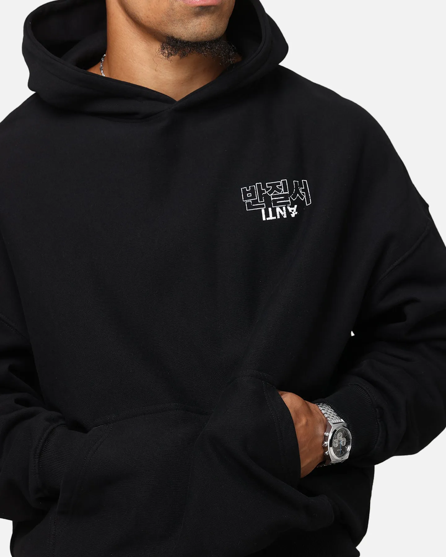 Die Anti-Order Agma Boxy Hoodie Schwarz