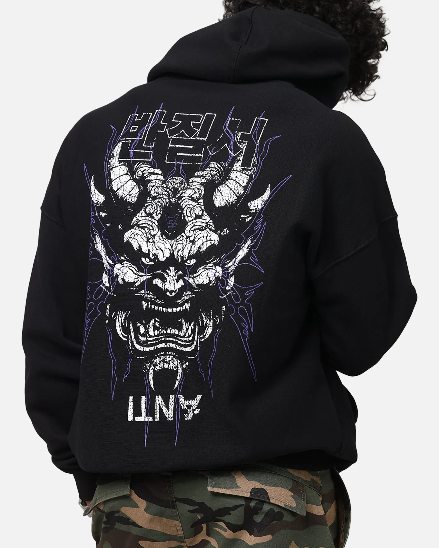 Die Anti-Order Agma Boxy Hoodie Schwarz