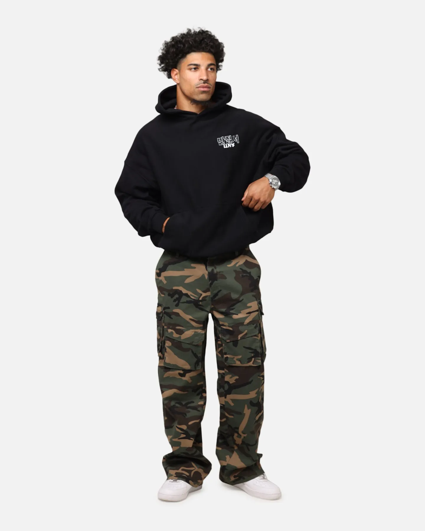 Die Anti-Order Agma Boxy Hoodie Schwarz