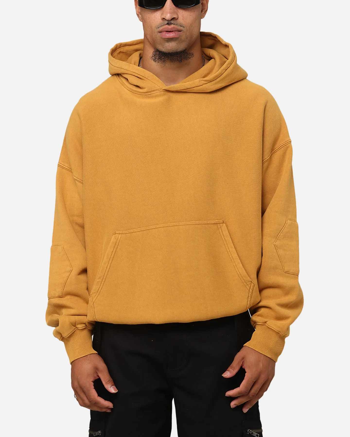 Die Anti-Order Archetyp Boxy Hoodie Senf