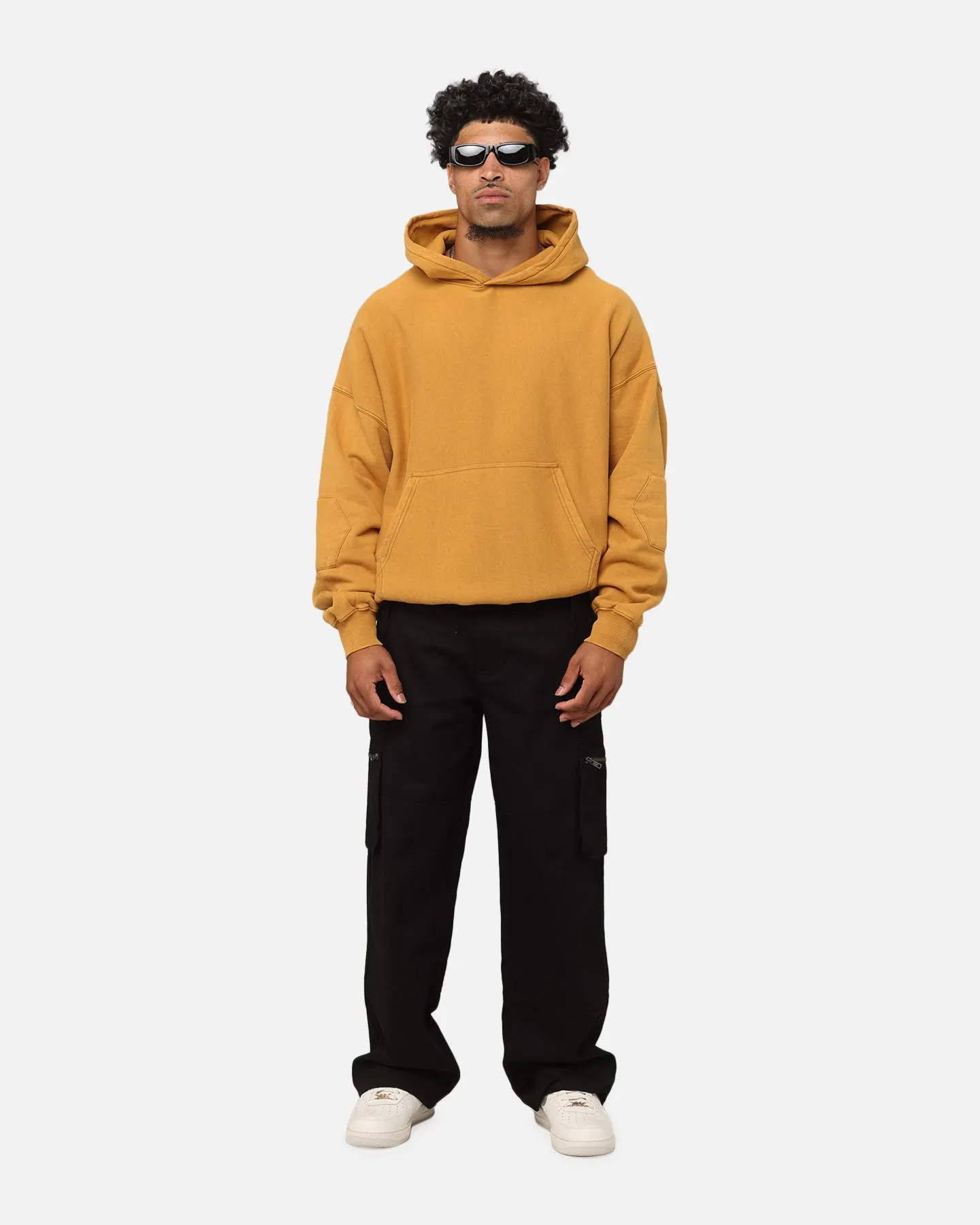 Die Anti-Order Archetyp Boxy Hoodie Senf