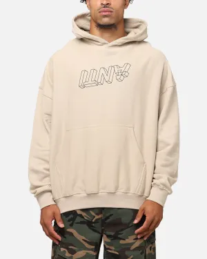 Der Anti-Order-Dimension Boxy Hoodie Stein